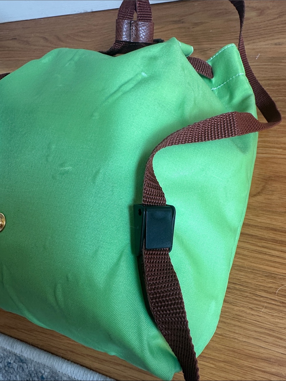 Lime green longchamp backpack - Picture 11 of 14